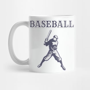 Baseball Player Vintage Batter Mug